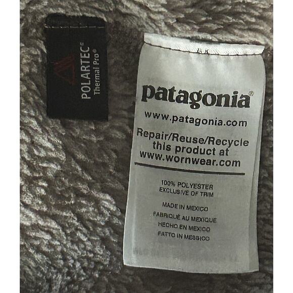 Patagonia Re-Tool Snap-T Fleece Tan & Gray Pullover Women's Medium - Picture 6 of 6